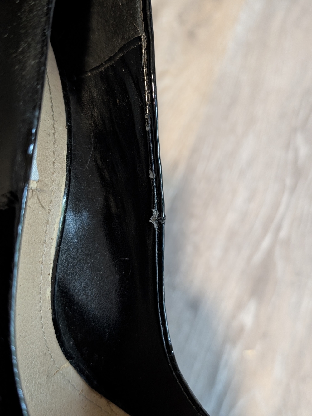 Steve Madden "Traisie" Black Patent High Heel Pumps - Picture 9 of 9